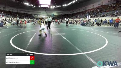 Consi Of 4 - Anthony Moore, Choctaw Ironman Youth Wrestling vs Aiden Saunders, Woodland Wrestling Club