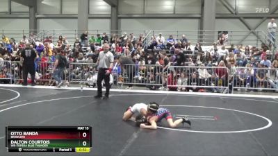 61 lbs Quarterfinal - Dalton Courtois, WR-Topeka Blue Thunder vs Otto Banda, Brawlers