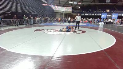 120+ Round 4 - Leonardo Valencia, Damaged Ear Wrestling Club vs Elijah Ouko, Yelm Junior Wrestling