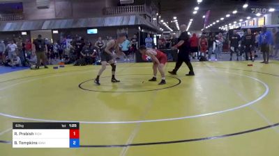 62 kg Round 1 - Rob Prebish, Richmond Wrestling Club vs Blake Tompkins, Idaho