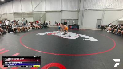 138 lbs Round 1 (8 Team) - Maddox Khalimsky, Illinois vs Dominic Ferraro, Pennsylvania