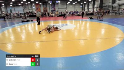 113 lbs Rr Rnd 3 - Revin Dickman, Beast Nation Gold vs Cam Baker, Micky's Maniacs Blue