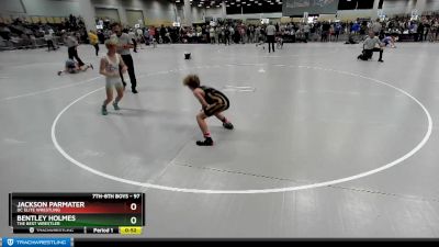 97 lbs Cons. Round 3 - Bentley Holmes, The Best Wrestler vs Jackson Parmater, DC Elite Wrestling