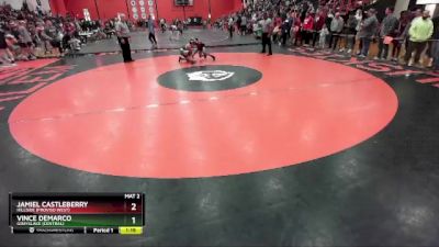 106 lbs Quarterfinal - VInce DeMarco, Grayslake (CENTRAL) vs Jamiel Castleberry, Hillside (Proviso West)