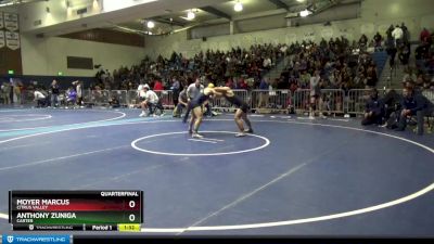 145 lbs Quarterfinal - Anthony Zuniga, Carter vs Moyer Marcus, Citrus Valley