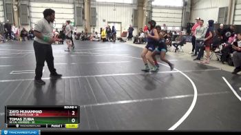 92 lbs Round 4 (6 Team) - Zayd Muhammad, Elite Athletic Club vs Tomas Zubia, So Cal Hammers