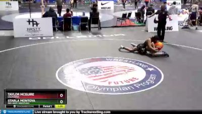 138 lbs Quarterfinal - Taylor McGuire, California vs Starla Montoya, Red Wave Wrestling