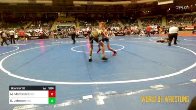 80 lbs Round Of 32 - Mateo Montanaro, Prophecy vs Brayden Johnson, Pikes