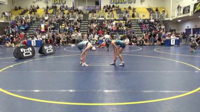 112 lbs Consy 3 - Hannah Brick, Parkersburg South-WV vs Ella Campbell, Burrell