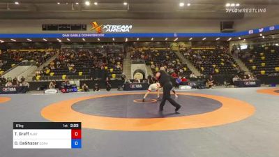 61 kg Quarterfinal - Tyler Graff, NJRT/TMWC vs Daniel DeShazer, Gopher Wrestling Club - RTC