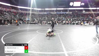 60 lbs Round Of 16 - Elliott Steinkirchner, East Kansas Eagles vs Gunner Marshall, King Select