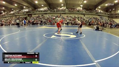 150 lbs Champ. Round 2 - Tristan Hutching, Seneca Youth Wrestling Club-AAA vs Bruce Drummond, Kirksville Wrestling Club-AA