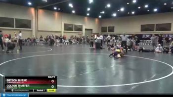 100 lbs Finals (2 Team) - Bryson Burke, Tennessee Blue vs Colton Shaffer, Iowa Black