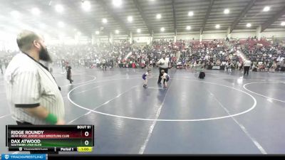 42 lbs Cons. Semi - Ridge Roundy, Bear River Junior High Wrestling Club vs Dax Atwood, Southern Utah Elite