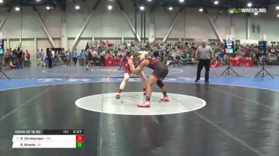 174 lbs Consi of 16 #2 - Ryan Christensen, Wisconsin vs Beau Breske, Nebraska