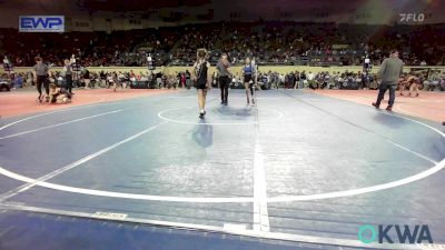 85 lbs Quarterfinal - Elissa Cruz, Scrap Yard Training vs Brinlee Wooten, Warner Eagles Youth Wrestling