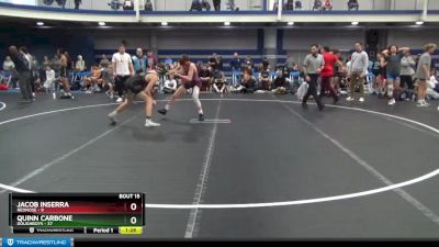 115 lbs Round 4 (8 Team) - Quinn Carbone, Doughboys vs Jacob Inserra, Rednose