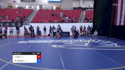 48 kg Quarters - Zahn Beal, Askren Wrestling Academy vs Mateo Gallegos, M2 Training Center