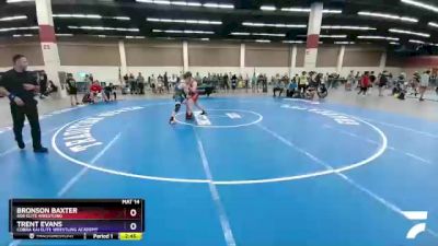 160 lbs Quarterfinal - Bronson Baxter, 806 Elite Wrestling vs Trent Evans, Cobra Kai Elite Wrestling Academy