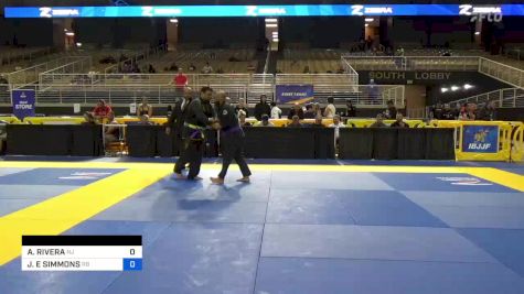 ALEXANDER RIVERA vs JAMES E SIMMONS 2024 Pan Jiu Jitsu IBJJF Championship