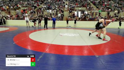 170 lbs Round Of 16 - Alexander Winter, Allatoona Youth Wrestling Club vs Jack String, South Forsyth WAR Wrestling Club