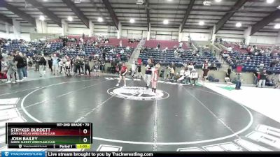 90 lbs Champ. Round 1 - Cash George, Victory Wrestling Club vs Trevor Cowan, Juab Wrestling Club