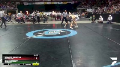 5A 139 lbs Semifinal - Xzavier Salazar, Volcano Vista vs Dylan Mccoy, Piedra Vista