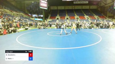 94 lbs Rnd Of 16 - Daniel Goodwin, Illinois vs Christopher Metz, Georgia