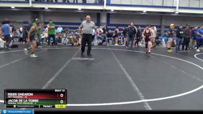 110 lbs Round 4 (8 Team) - Riker Ohearon, Mat Assassins vs Jacob De La Torre, Virginia Team Predator