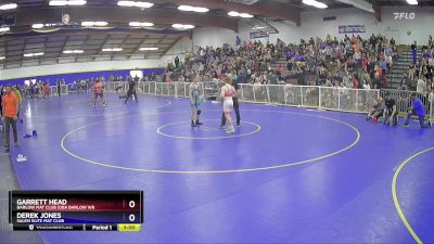 120 lbs Cons. Semi - Garrett Head, Barlow Mat Club (DBA Barlow Wr vs Derek Jones, Salem Elite Mat Club