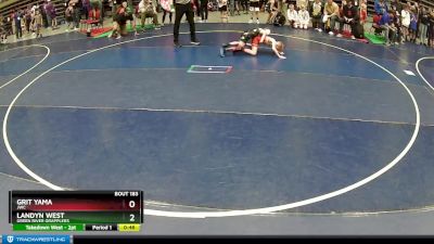 64 lbs Cons. Round 3 - Landyn West, Green River Grapplers vs Grit Yama, JWC