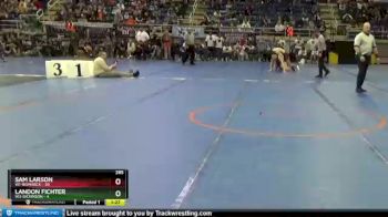 285 lbs Semis & 1st Wb (8 Team) - Sam Larson, W1-Bismarck vs Landon Fichter, W3-Dickinson