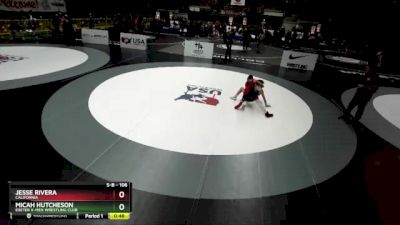 106 lbs Cons. Round 5 - Micah Hutcheson, Exeter X-Men Wrestling Club vs Jesse Rivera, California