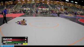 122 lbs Semis (4 Team) - Aldo Duran, Baker vs Dylan Clark, Henley