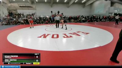 175 lbs Champ. Round 3 - Koah Proper, Jefferson vs Erik Mestas, Centauri