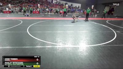 77 lbs Quarterfinal - Paisley Ritschard, Pec-Argyle Youth Wrestling vs Josie Tebben, Osceola