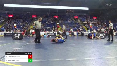 130 lbs Semifinal - Eric Catenacci, Germantown Academy vs Bryson Galloway, North East