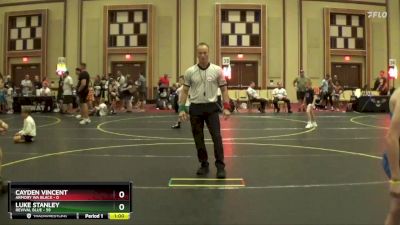 92 lbs Round 2 (4 Team) - Luke Stanley, Revival Blue vs Cayden Vincent, Armory WA Black