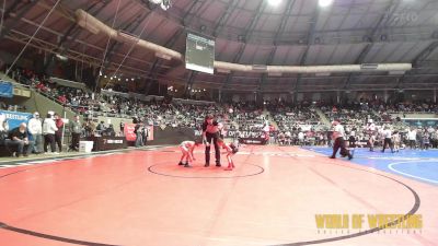 49 lbs Round Of 32 - Garrett Potts, Wagoner Takedown Club vs Kemp Enriquez, Takedown Elite