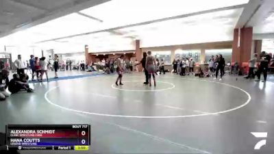 144 lbs Round 1 - Alexandra Schmidt, Clinic Wrestling FXBG vs Hana Coutts, Legend Wrestling