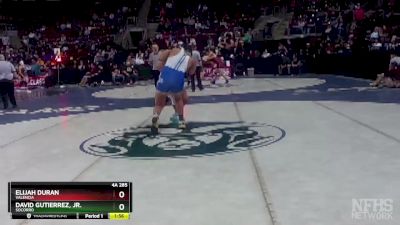 4A 285 lbs Quarterfinal - Elijah Duran, Valencia vs David Gutierrez, Jr., Socorro