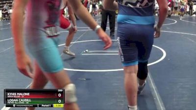 200 lbs Round 2 (4 Team) - Kyhis Malone, Ninja Killer vs Logan Caudill, Metro All Stars