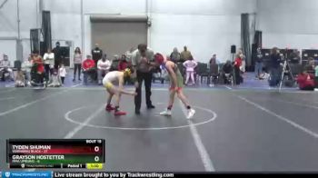 72 lbs Round 4 (8 Team) - Grayson Hostetter, MMA Uprising vs Tyden Shuman, Warhawks Black