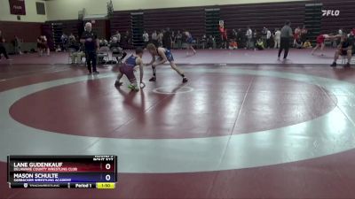 16UB-7 lbs Round 3 - Lane Gudenkauf, Delaware County Wrestling Club vs Mason Schulte, Sarbacker Wrestling Academy