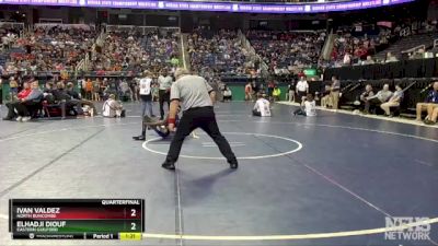 3A 113 lbs Quarterfinal - Elhadji Diouf, Eastern Guilford vs Ivan Valdez, North Buncombe