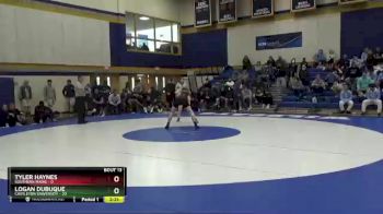 157 lbs Quarters & Wb (16 Team) - Logan Dubuque, Castleton University vs Tyler Haynes, Southern Maine