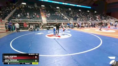 49 lbs Cons. Round 2 - Kael Porter, CWC Thunder vs Jack Thomas, Green River Grapplers