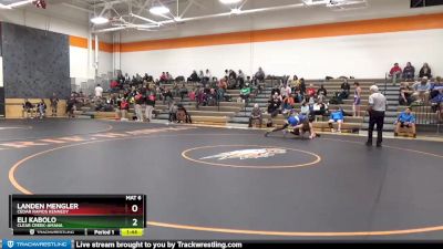 JV Boys-9 lbs Round 3 - Eli Kabolo, Clear Creek-Amana vs Landen Mengler, Cedar Rapids Kennedy