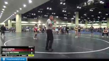126 lbs Round 1 (10 Team) - Peyton Hellmann, SD Heat vs Julia Campos, Suncoast Gems