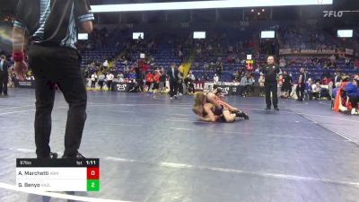 97 lbs Final - Alex Marchetti, Abington Heights vs Gabe Benyo, Hazleton